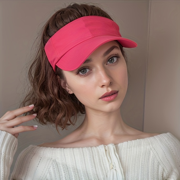 Womens baseball cap with 2025 ponytail attached