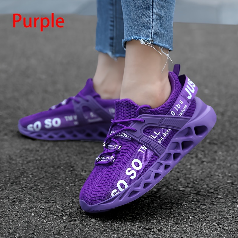 Women's Letter Graphic Running Shoes Lightweight Casual Sneakers