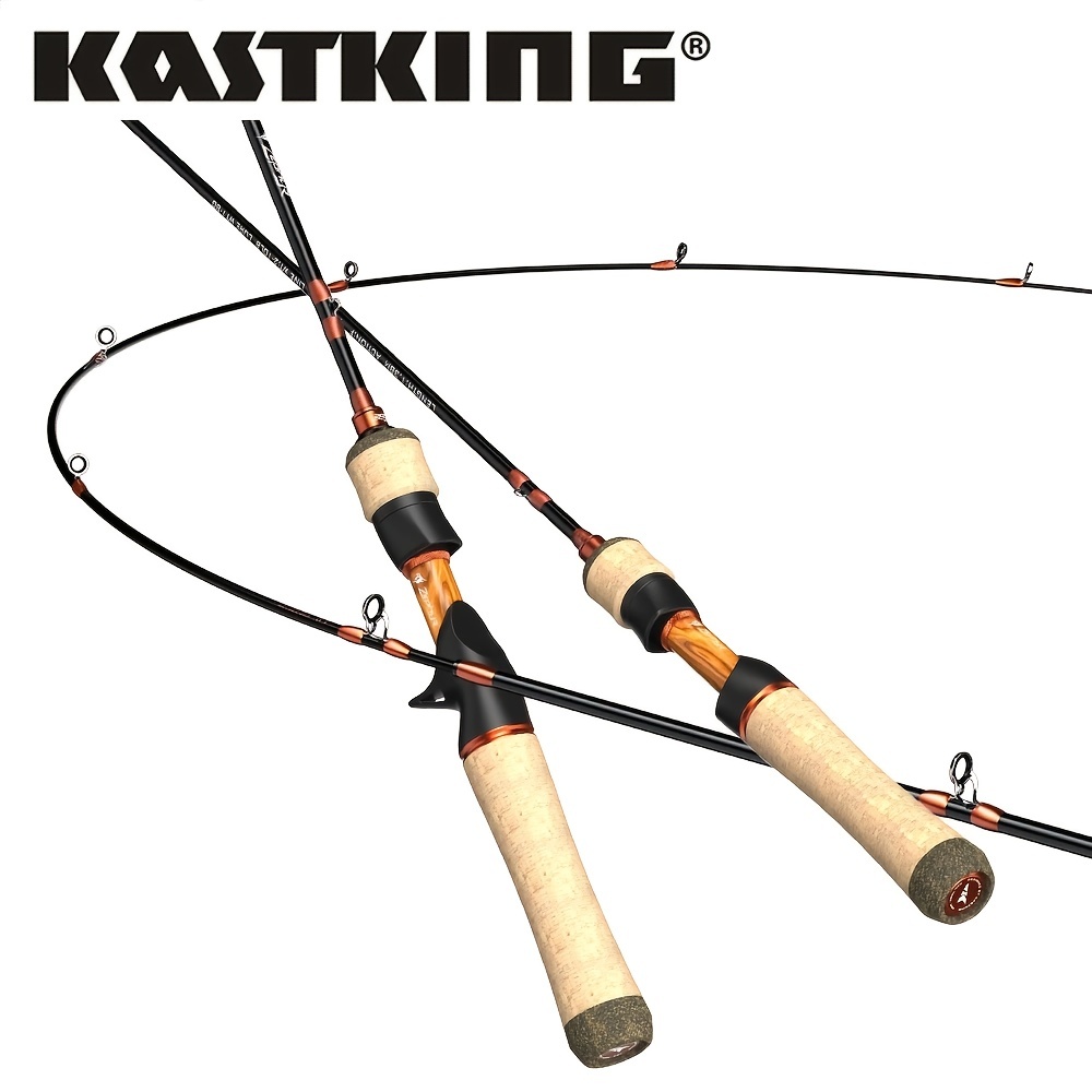 2 pieces KastKing Zephyr Bait Finesse System UL Spinning/Casting Fishing  Rod