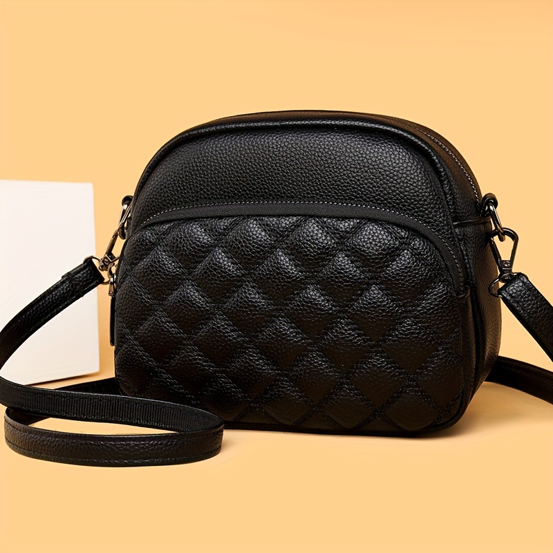 Handbag, Small Fashion Cute Crossbody Bags Set, Quilted Detail Shoulder Bag  With Mini Purse - Temu