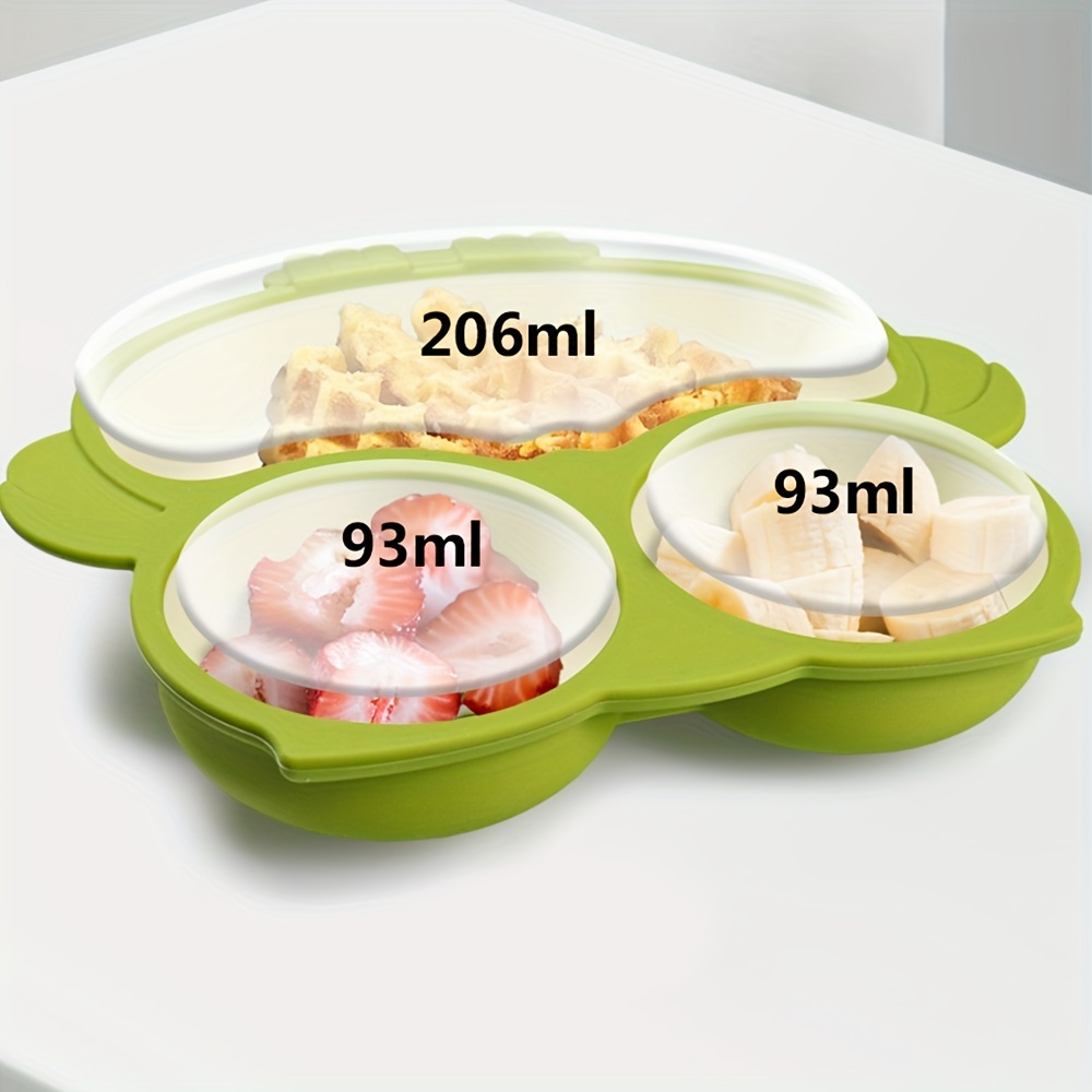 Baby Led Weaning Food Set Silicone Bib Bowl Sippy Cup Snack - Temu