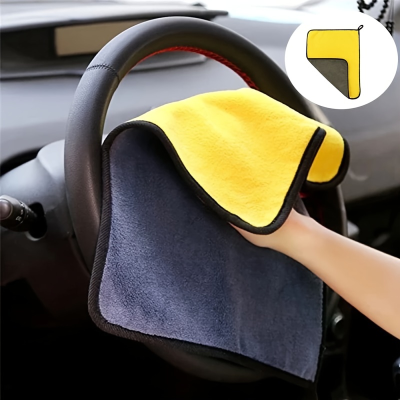 Microfiber Car Cleaning Towel Household Cleaning Small - Temu