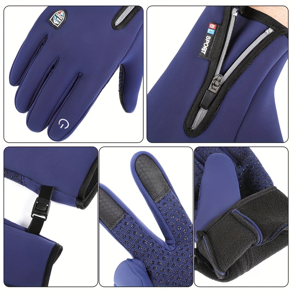 Winter Touchscreen Waterproof Windproof Gloves Thermal Fleece Skiing Cycling