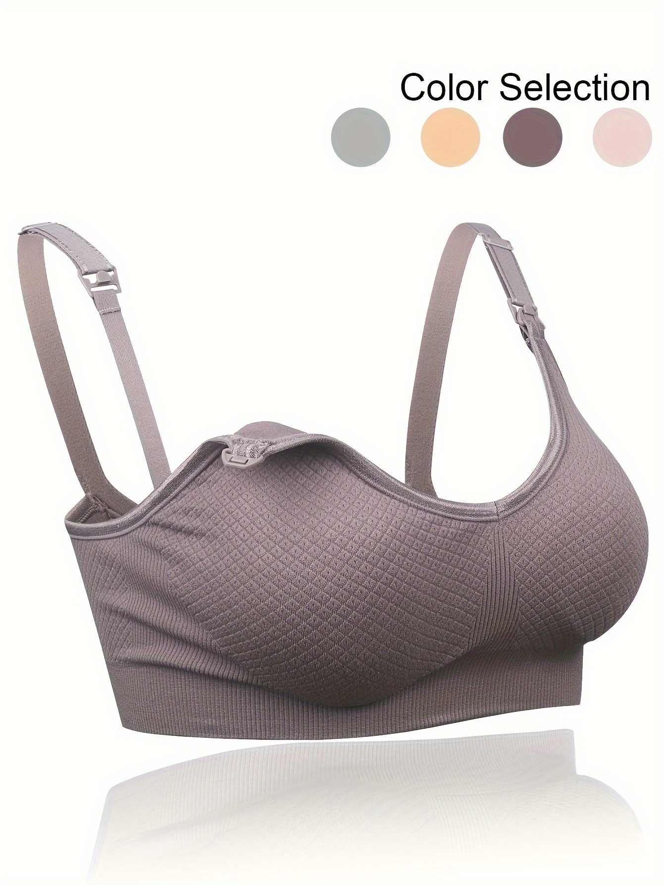 Maternity Breastfeeding Nursing Bras Breathable Front Buckle - Temu