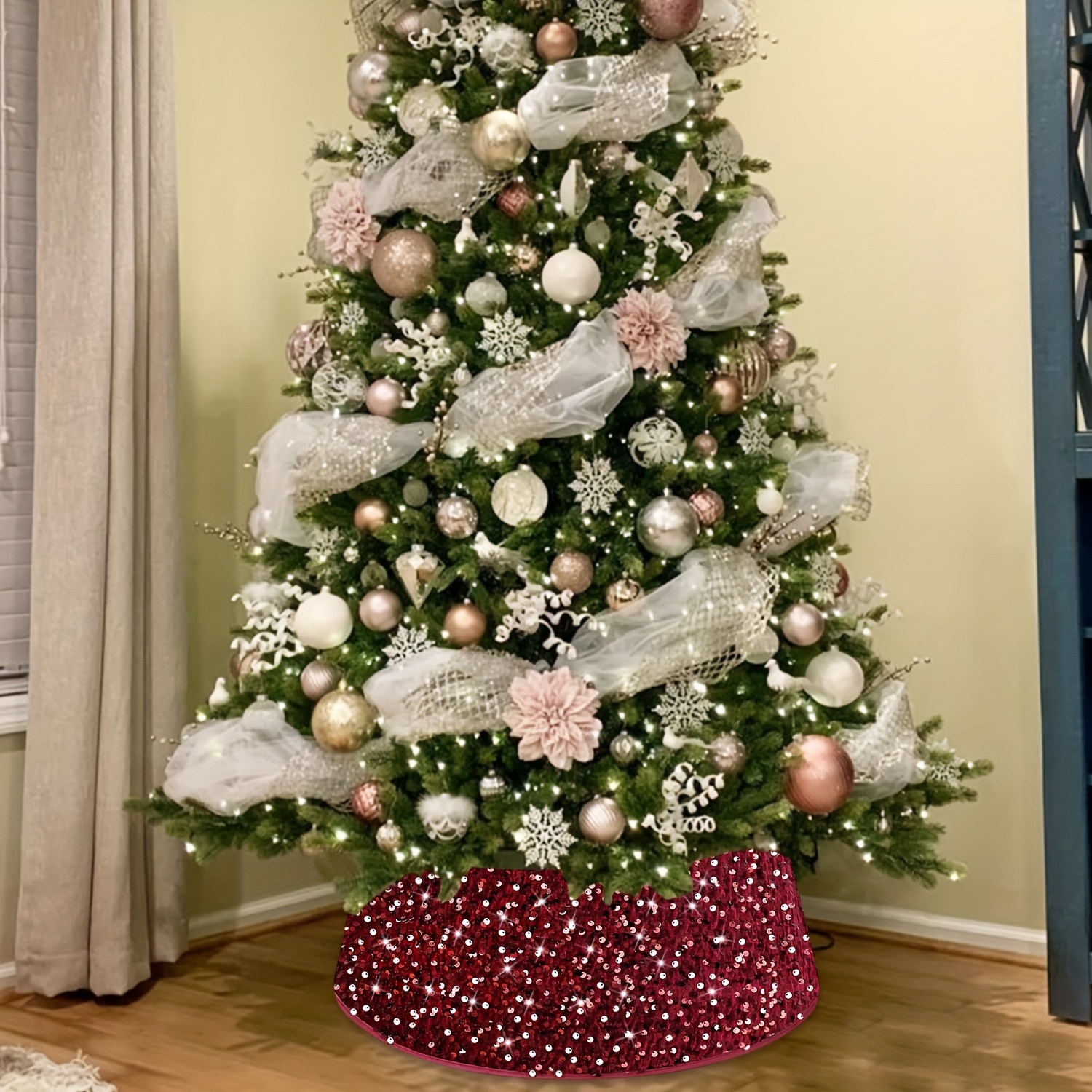 Christmas Tree Accessories, Tree Skirts, Christmas Tree Stands & Tree  Toppers