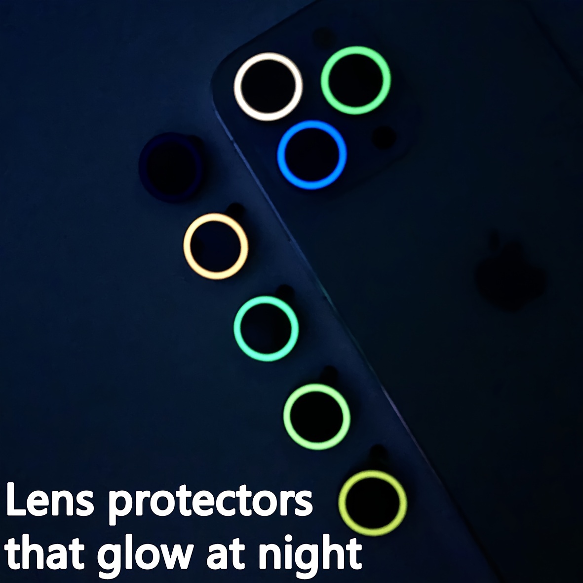 High-definition Anti-scratch, Multi-color Optional, High-value, Luminous Lens Protector For IPhone11/iPhone12/iPhone13/iPhone14/iPhone15 Series