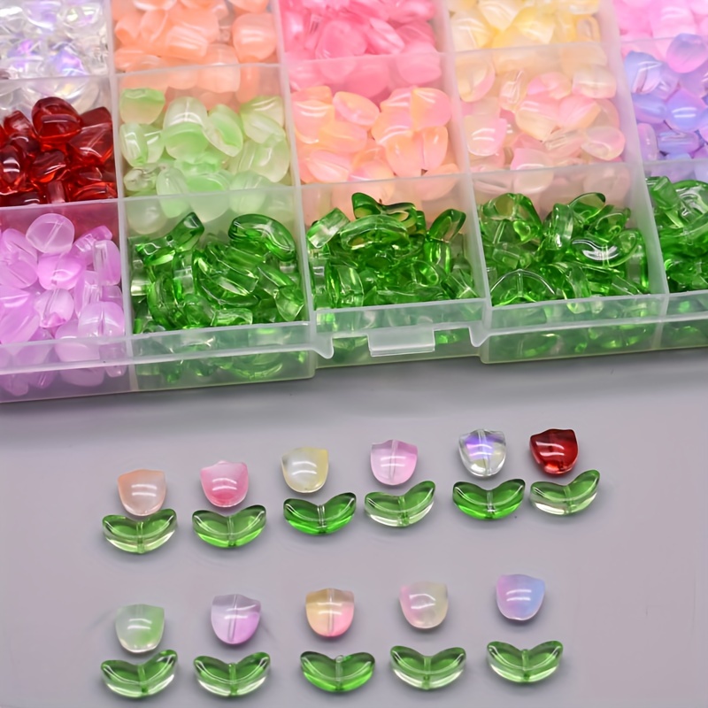 Acrylic Water Drop Colorful Beads Transparent Imitation - Temu