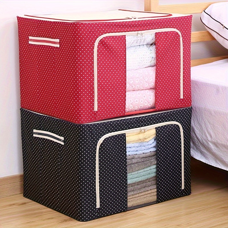 Folding Plastic Storage Box Large Capacity Household Quilt - Temu