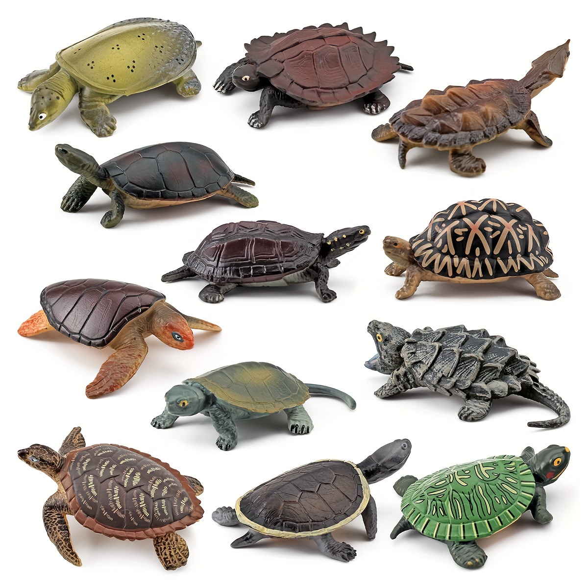 Mini Turtles Miniature Figurines Simulation Small Tortoise - Temu Germany