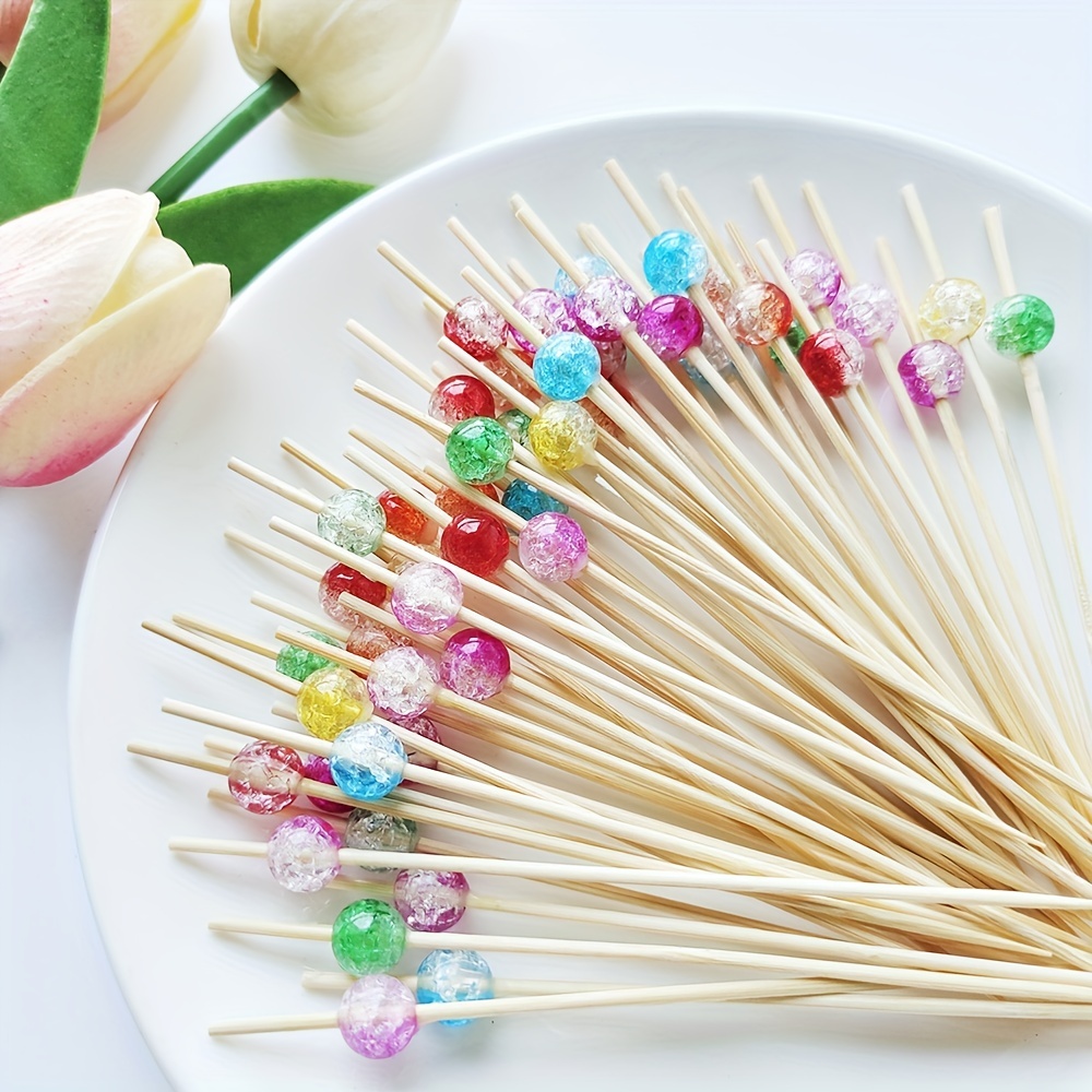 Palitos desechables de bambú para Buffet, palitos de comida