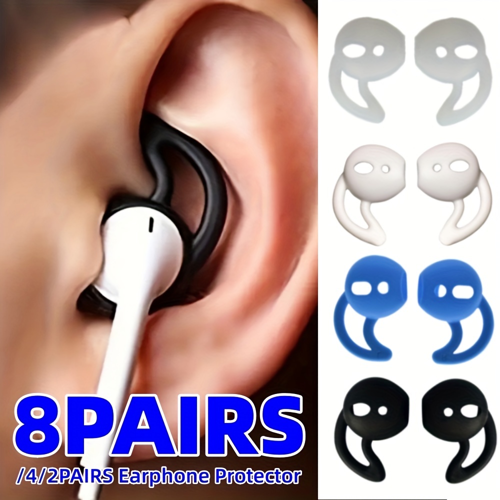 Earpods Covers Sports Silicone Ear Earphone Sleeve - Temu