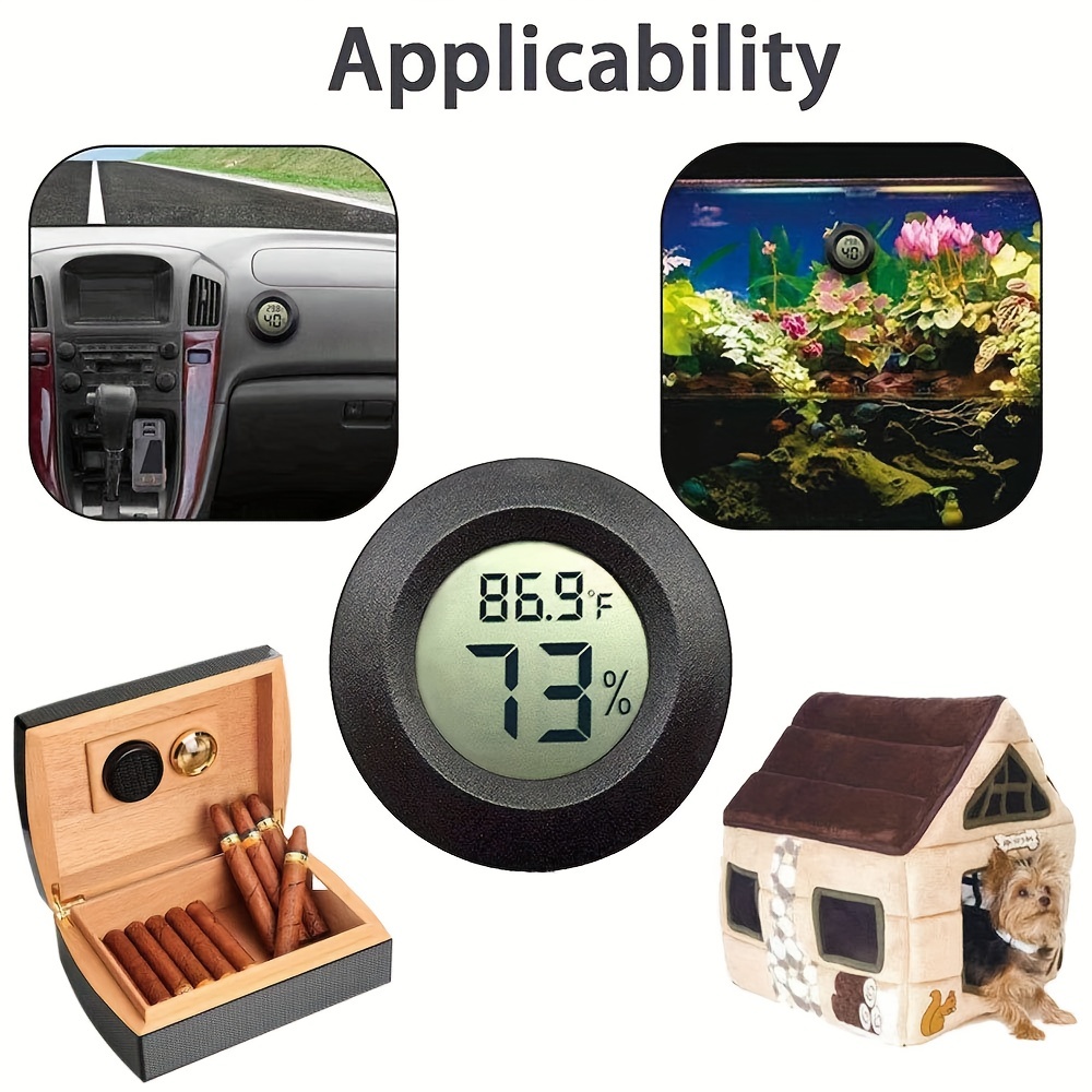 New Car Inside Outside Thermometer Mini Digital Car Lcd Display