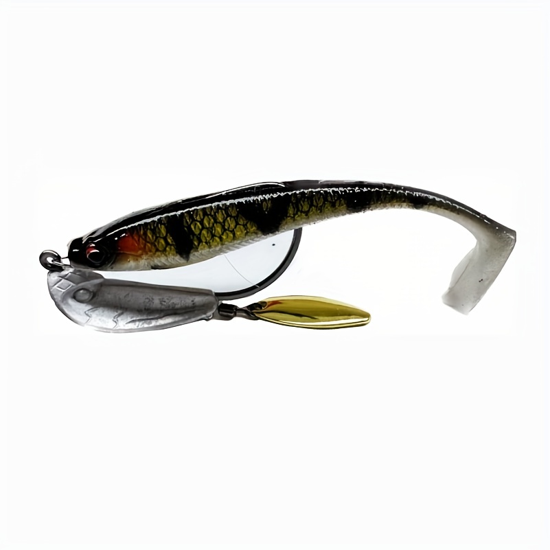 Weedless Rig Including Soft Lure Fish Hook Sequin Freshwater - Temu