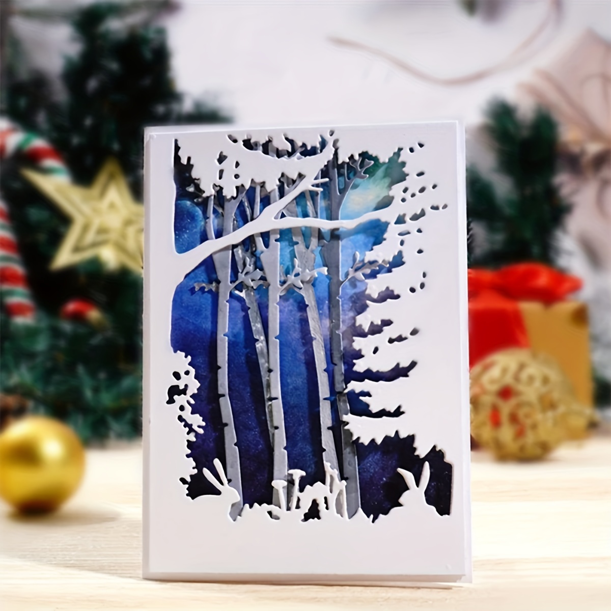 Fustella In Acciaio Per Scrapbooking E Biglietti – Motivo Lanterna Di Natale, 13,3x10,8 Cm, Per Goffratura E Artigianato