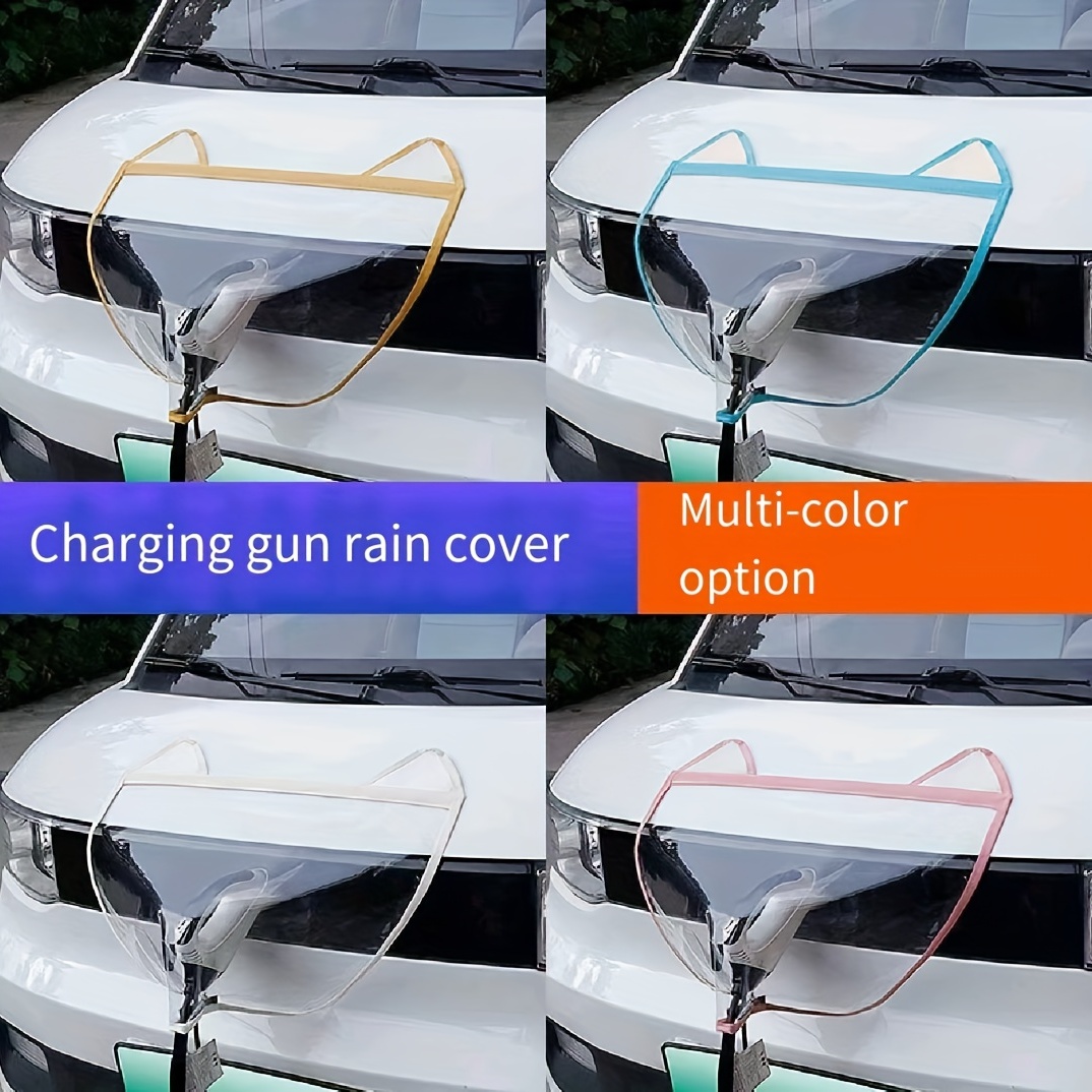 New Energy Vehicle Charging Gun Rain Cover, Electric Car Charger Post  Waterproof Cover, Rain Protection Cover - Temu United Kingdom