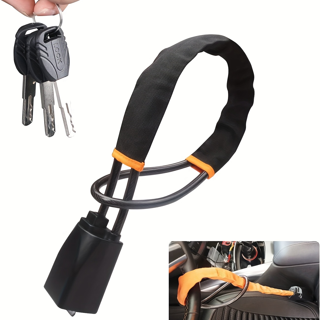 Auto-Sicherheits-Sitzschutzpolster mit Clip Zurück Bauchgurt für