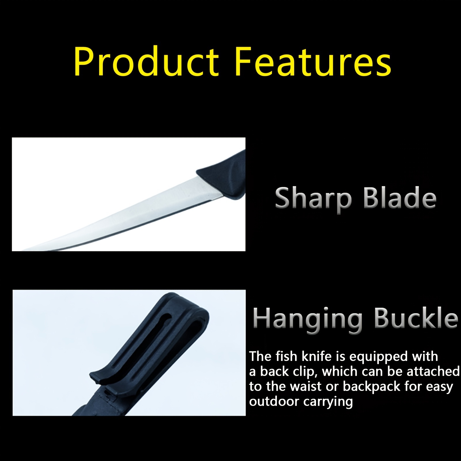 Multifunction Stainless Steel Fishing Fillet Knife - Temu