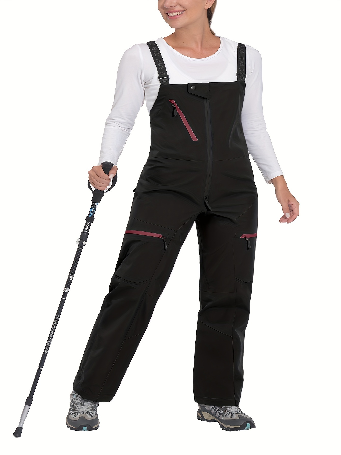 Women's Snow Bib Overalls, Outdoor Sports Ski Pants for Women, Women's Activewear,Temu