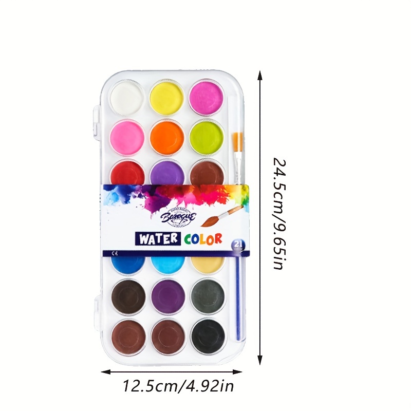 Solid Watercolor Paint, 8-color Powder Cake Children's Painting Color Oil  Brush, Elementary School Students Portable Beginners Painting Supplies  Halloween/thanksgiving Day/christmas Gift - Temu Philippines