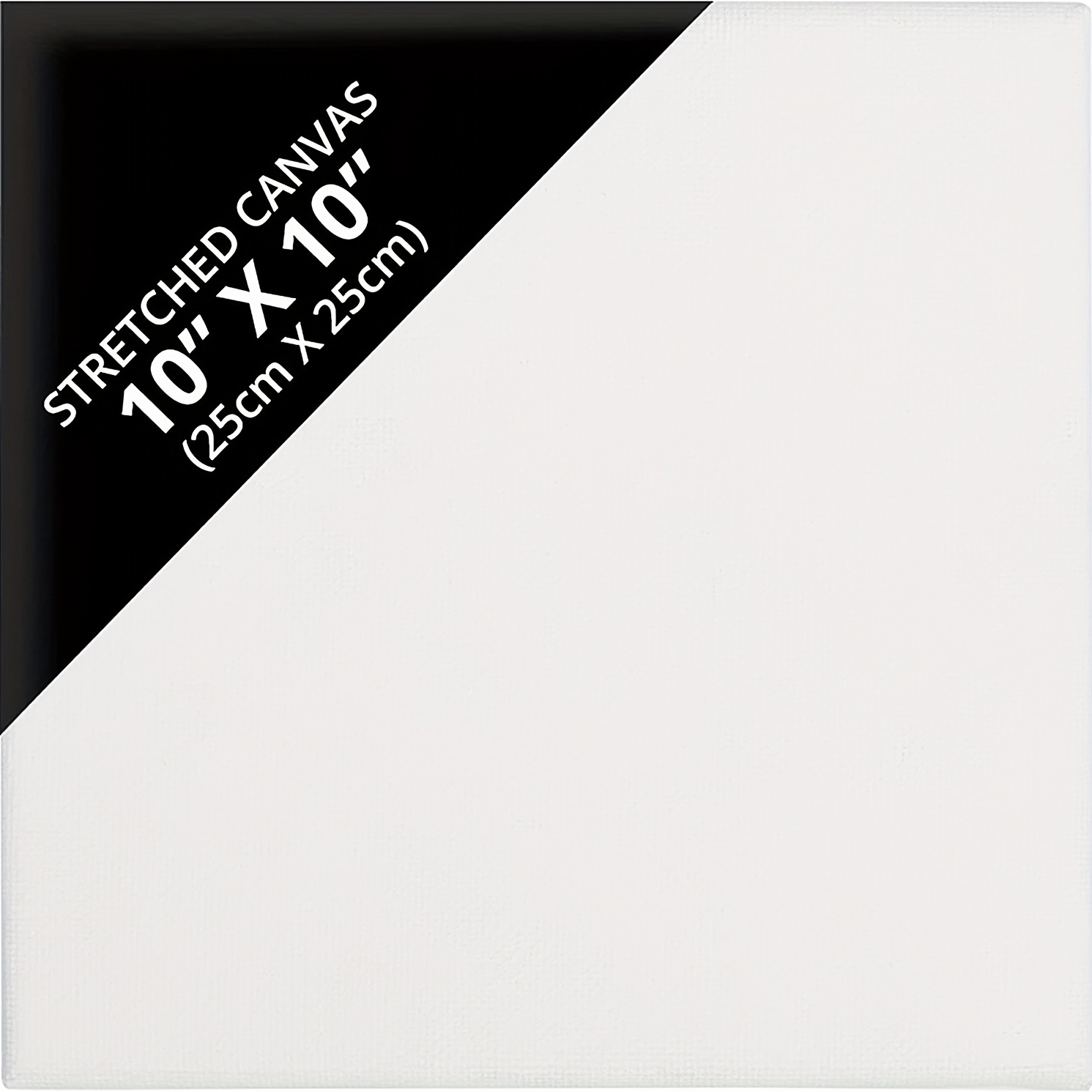 Painting Canvas 8x8 Inches, Pack Of 1 ,100% Cotton Acid Free Canvases For  Painting, White Blank Flat Canvas Boards For Acrylic, Oil, Watercolor & Past