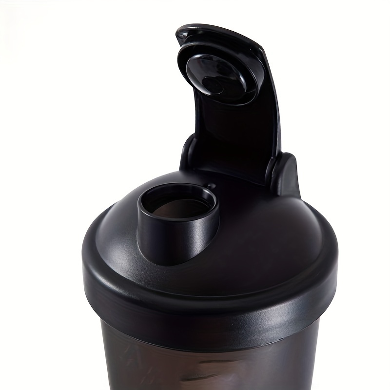 Blender Shaker Bottle With Stainless Whisk Ball, Bpa Free Plastic