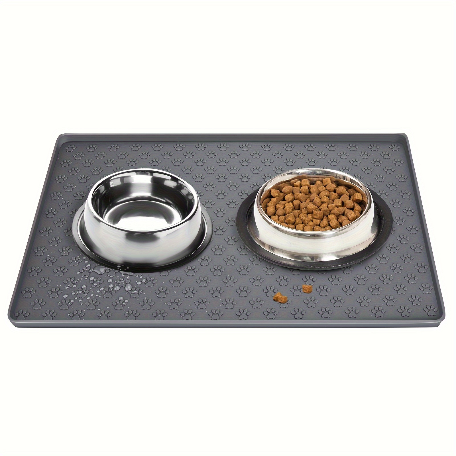 Non slip Waterproof Pet Food Mat Easy To Clean Absorbent - Temu