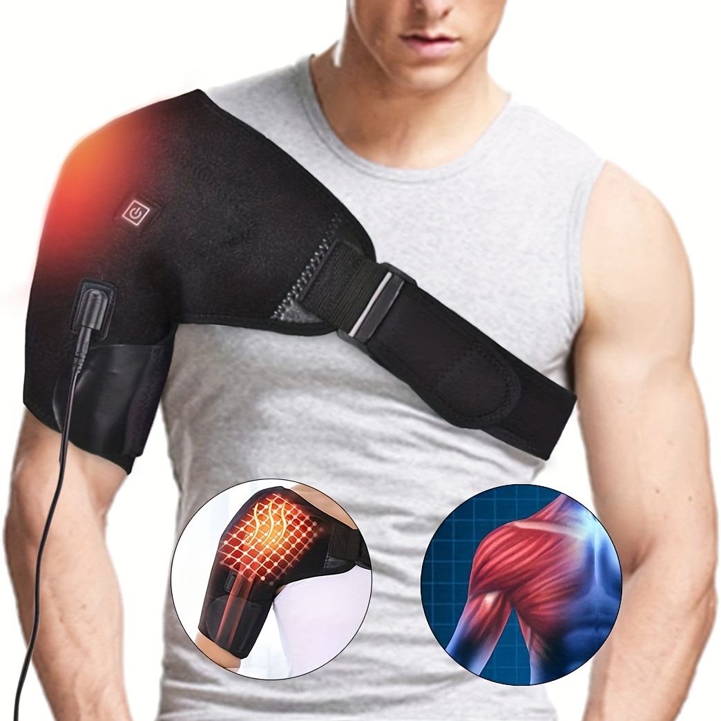 Shoulder Support With Temperature Display Cordless Shoulder - Temu