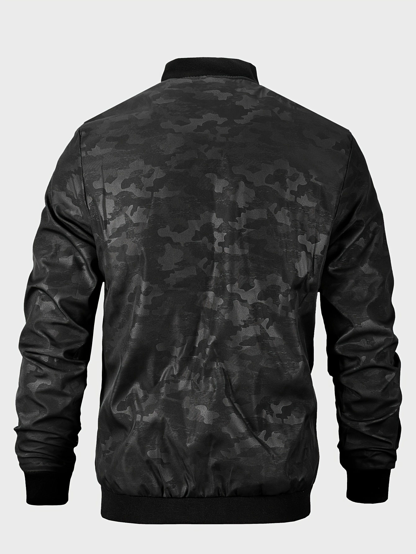 Mens black camo outlet bomber jacket