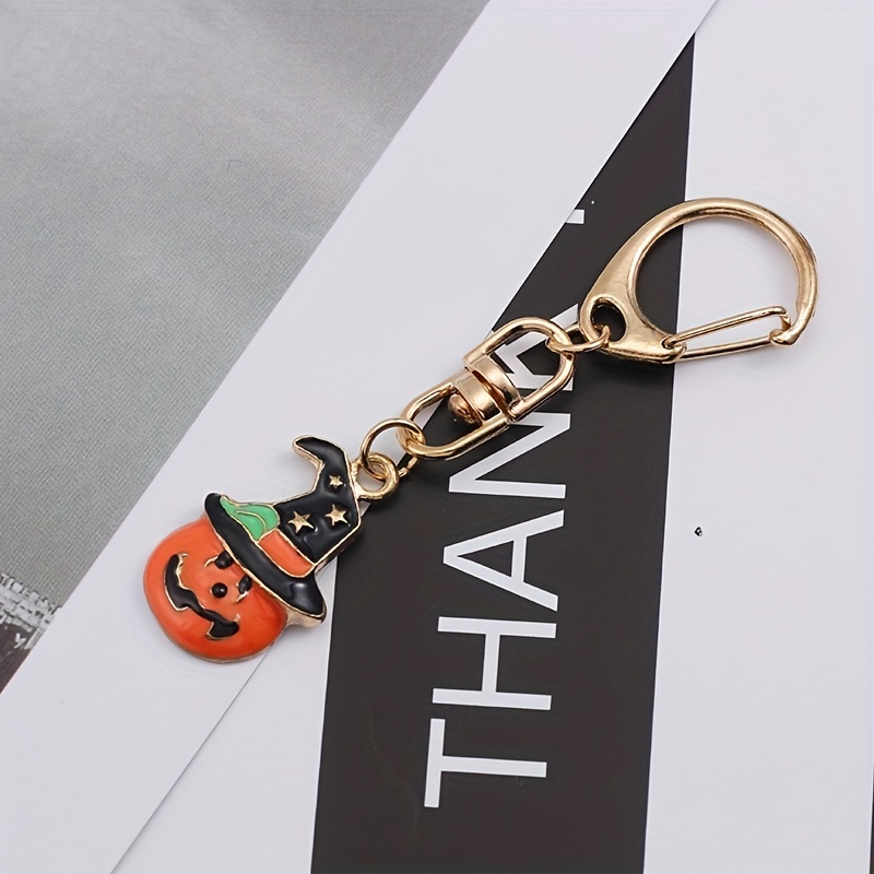 1pc Halloween Keychain Pumpkin Metal Bulk Wristlet Accessories, Pumpkin  Pendant Cat Pendant, Backpack Bag Wallet Car Accessories, For Men