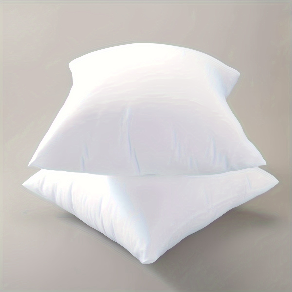 

2pcs Pillow Inserts, Square Pillow Cushion Insert Soft Fluffy Cushion Pillow Core White Pillow Inserts Christmas Decor Halloween Decor Bed Sofa Home Decor