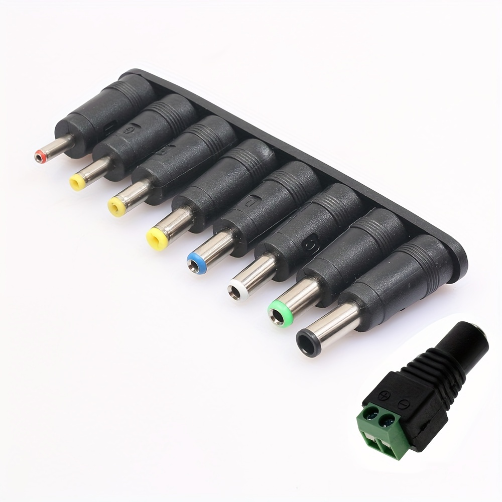 Voltage converter 2 A, automotive power adapter with 8 connectors