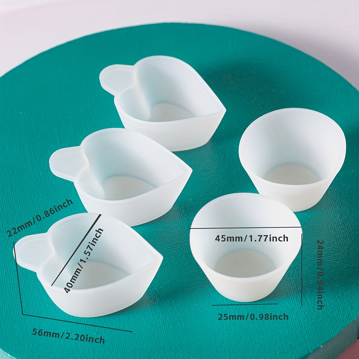 Reusable Silicone Mixing Bowl for Resin and Jesmonite