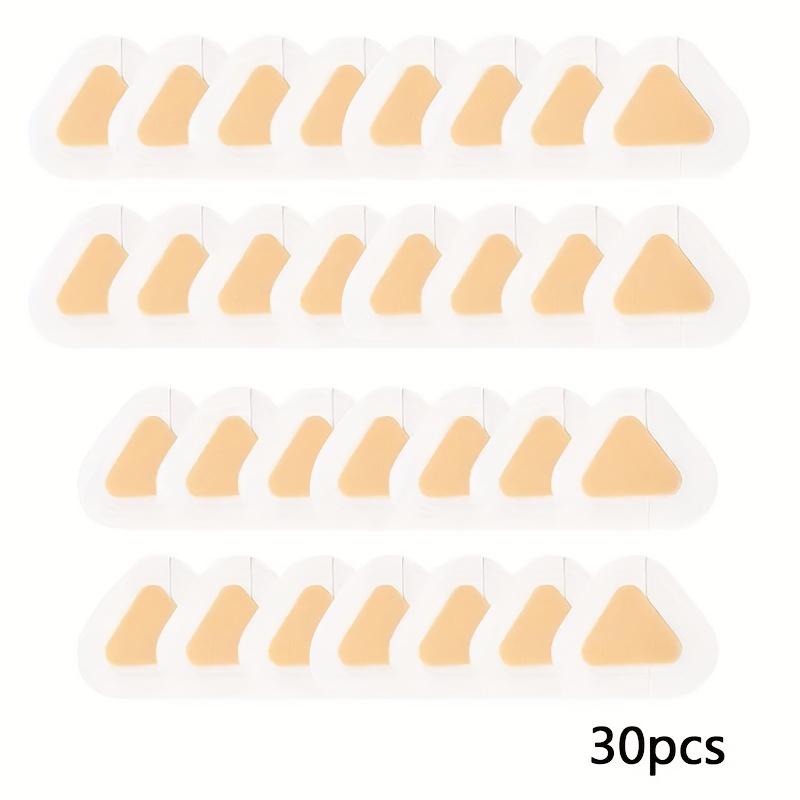 10/30pcs Gel Heel Protector, Foot Sticker, Sticky Blister Pad Heel Liner Shoe Sticker Foot Care Pad
