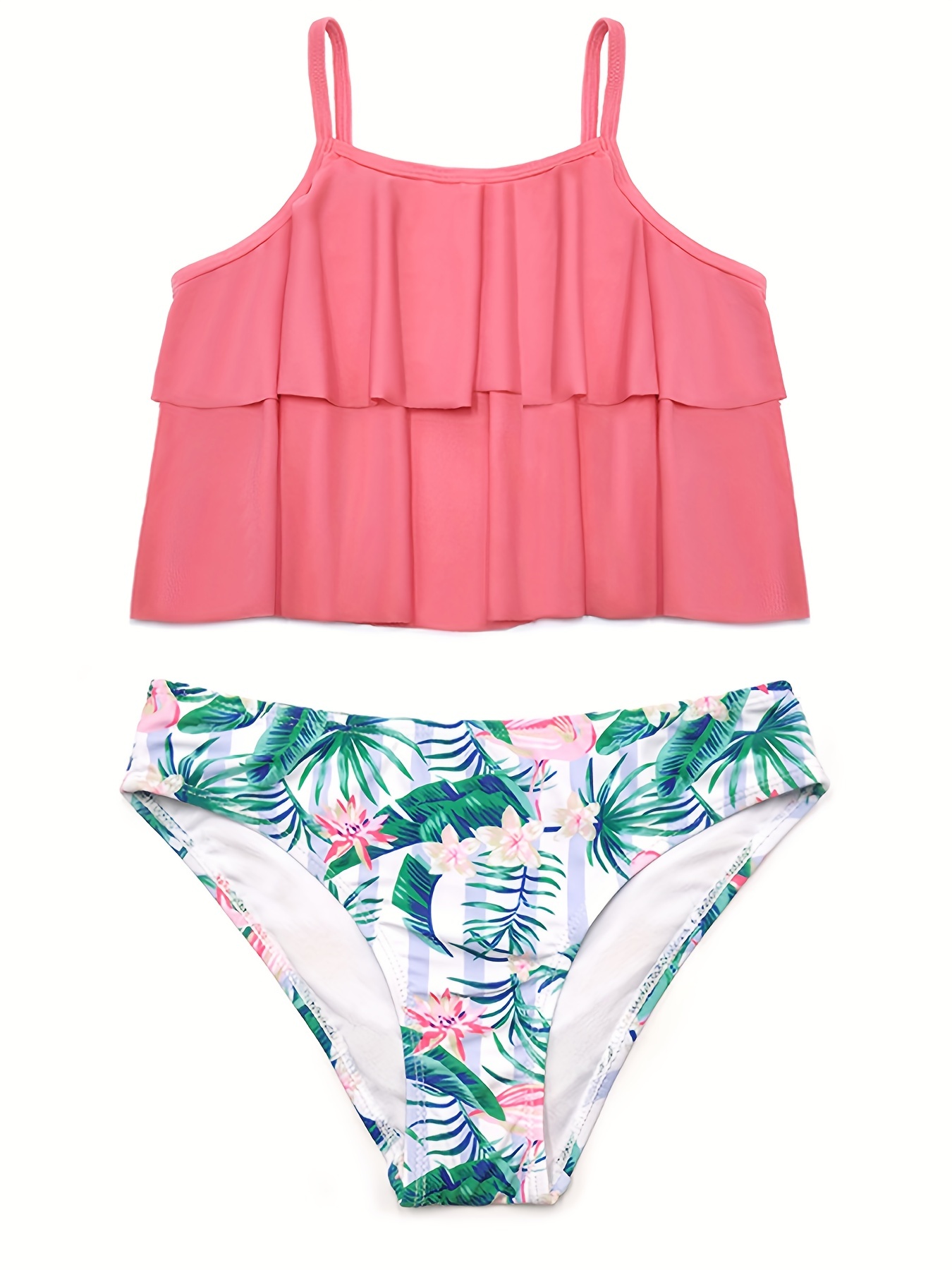 Girls Two Piece Swimsuits with Boyshorts Kids Tankini Set – Shekini