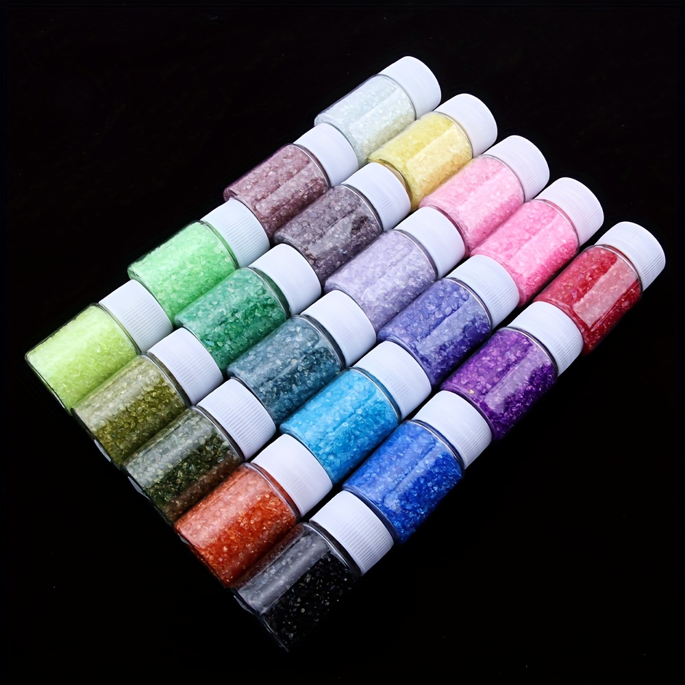 Meyer Imports Crushed Glass Glitter for Arts and Crafts - Broken Glass  German Glitter for Resin Craft Art/Tumblers/Nail Art/DIY Jewelry Making