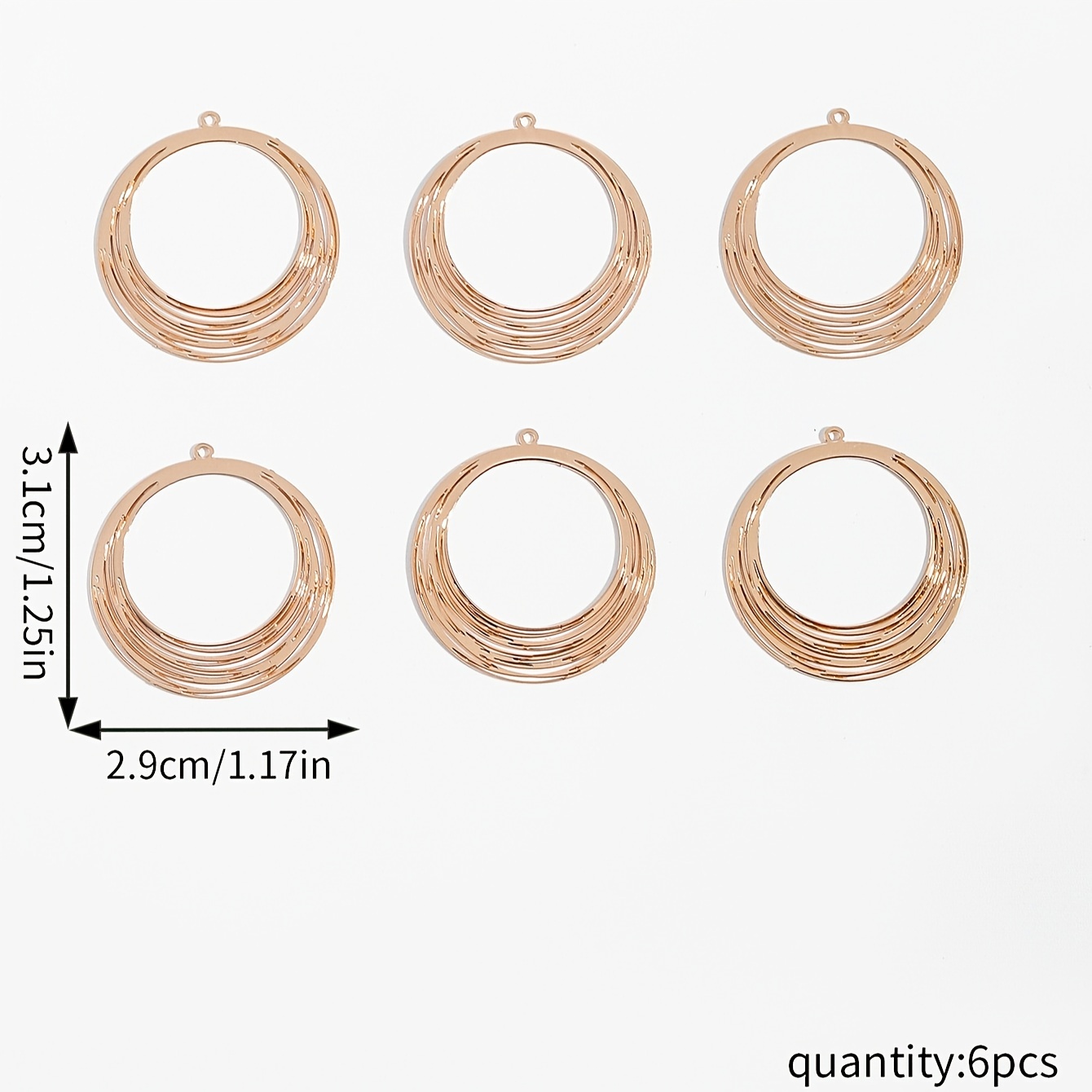 Copper Coat Hanger Earrings Hoops Earring Loops For Diy - Temu