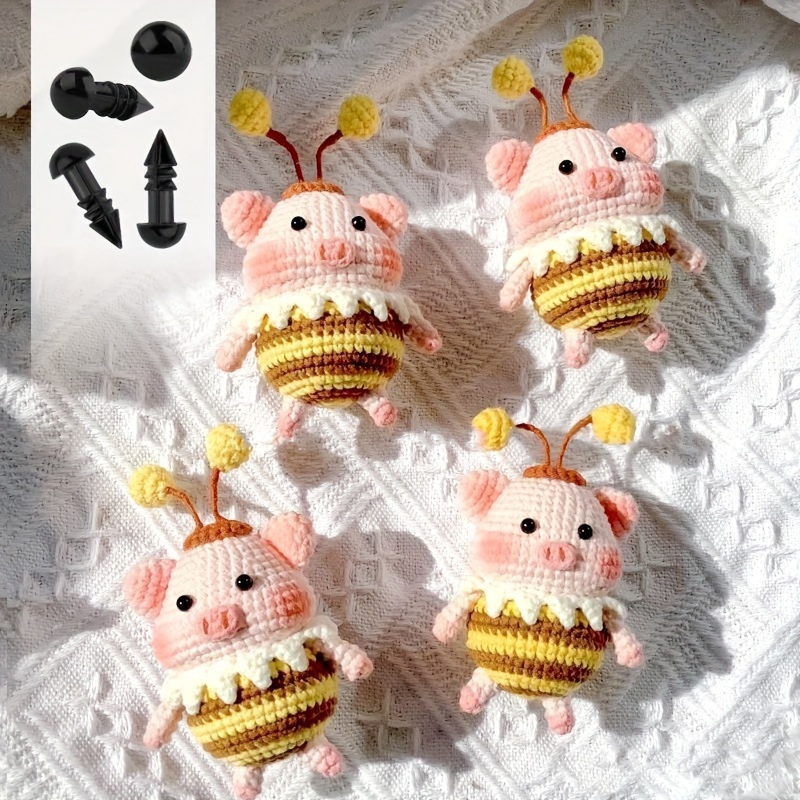 Safety Eyes For Amigurumi Stuffed Crochet Eyes With Washers - Temu Japan