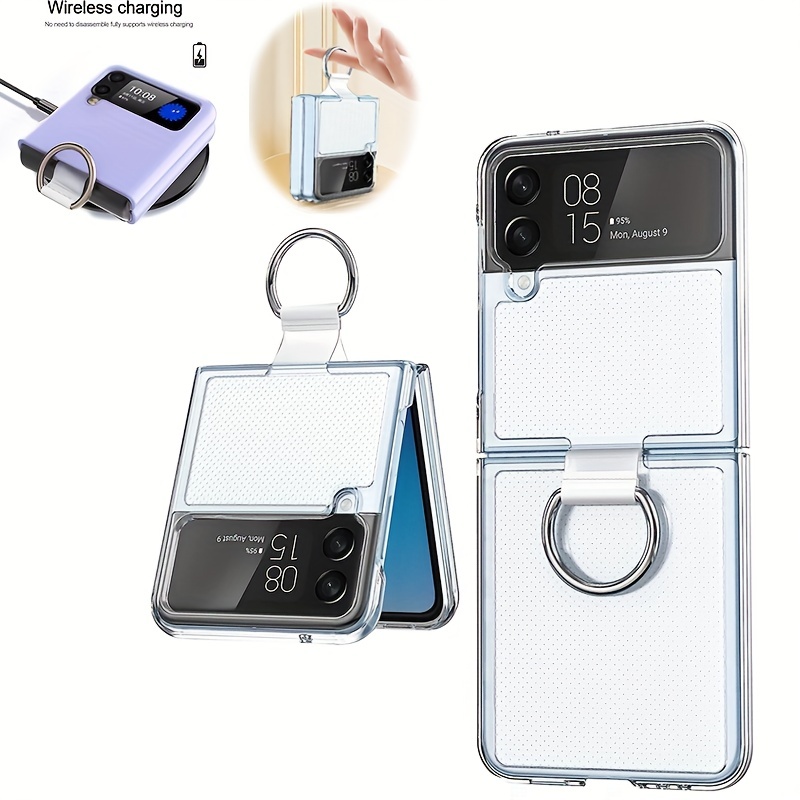 Funda protectora Samsung Galaxy Z Flip 4 (transparente) 