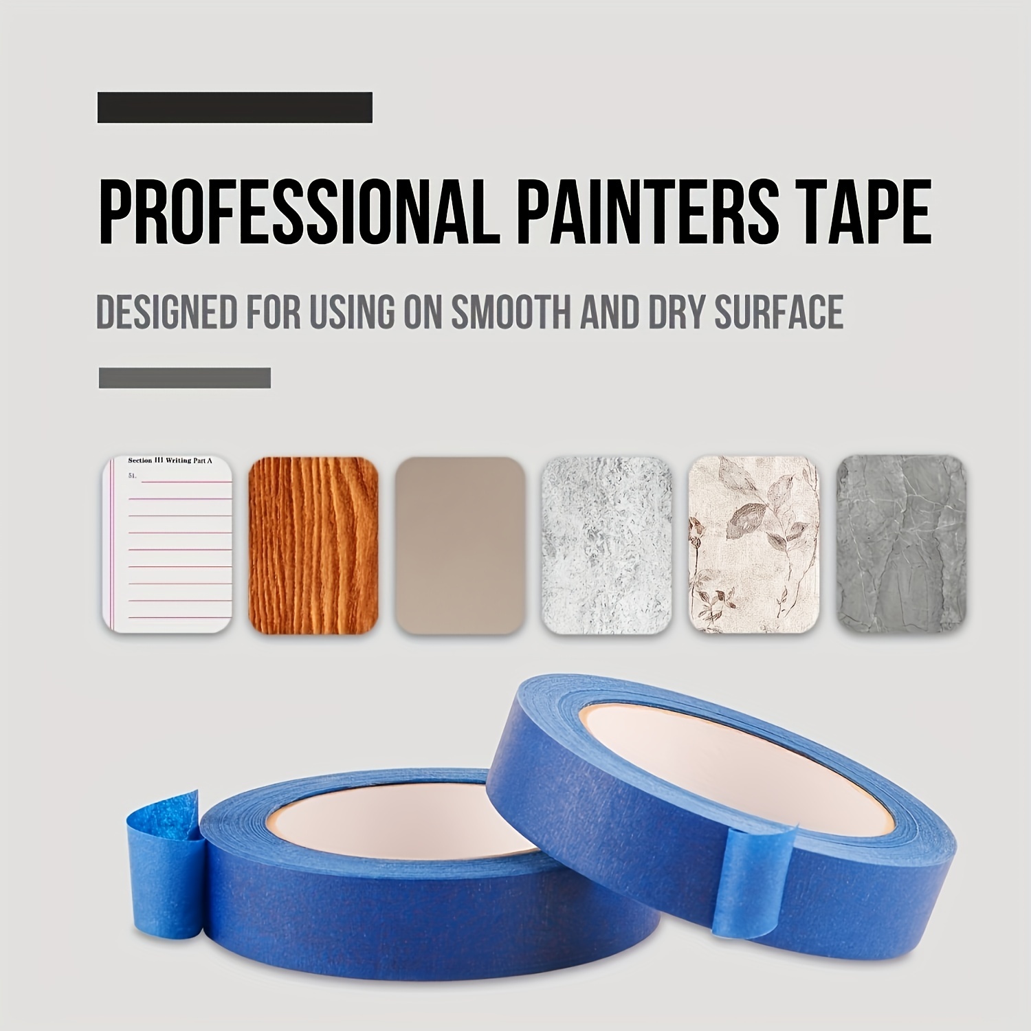 Blue Painters Tape Crepe Paper Masking Tape Multi - Temu