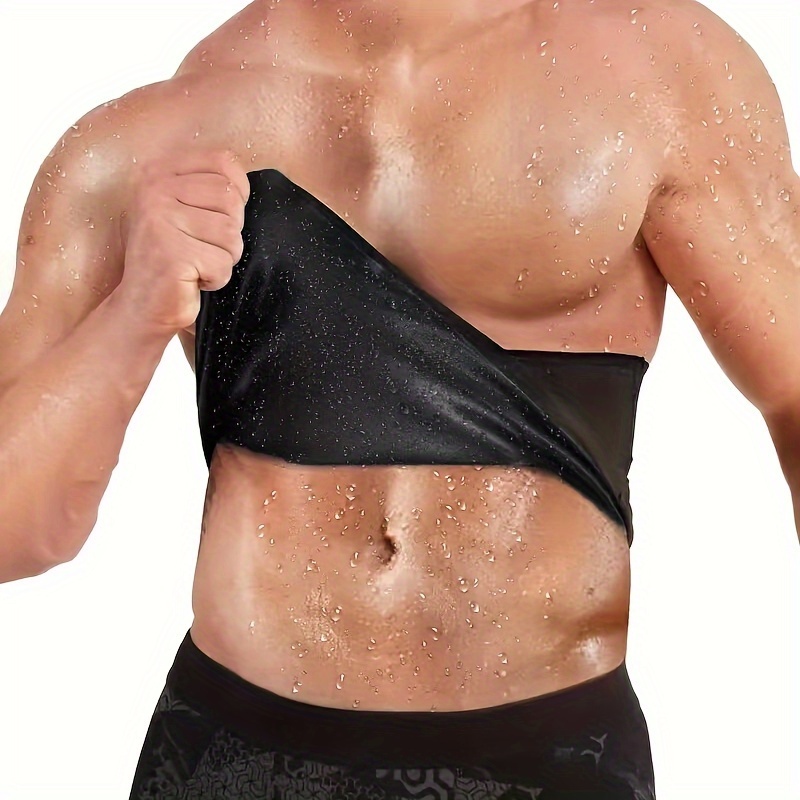 Men's Sports Slimming Sweat Belt Men's Slimming Sauna Belt - Temu