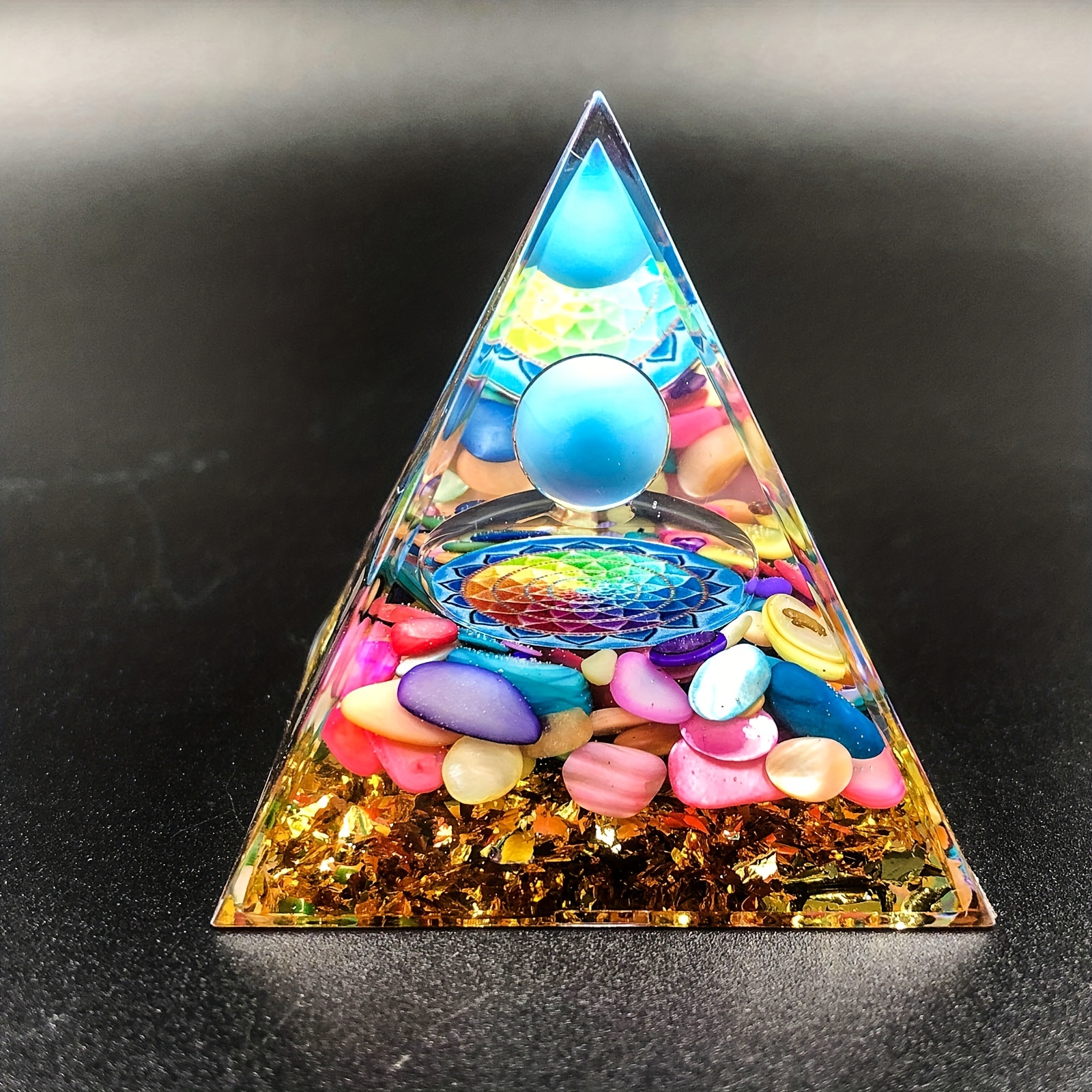 Orgone Pyramid Natural Crystal Energy Generator