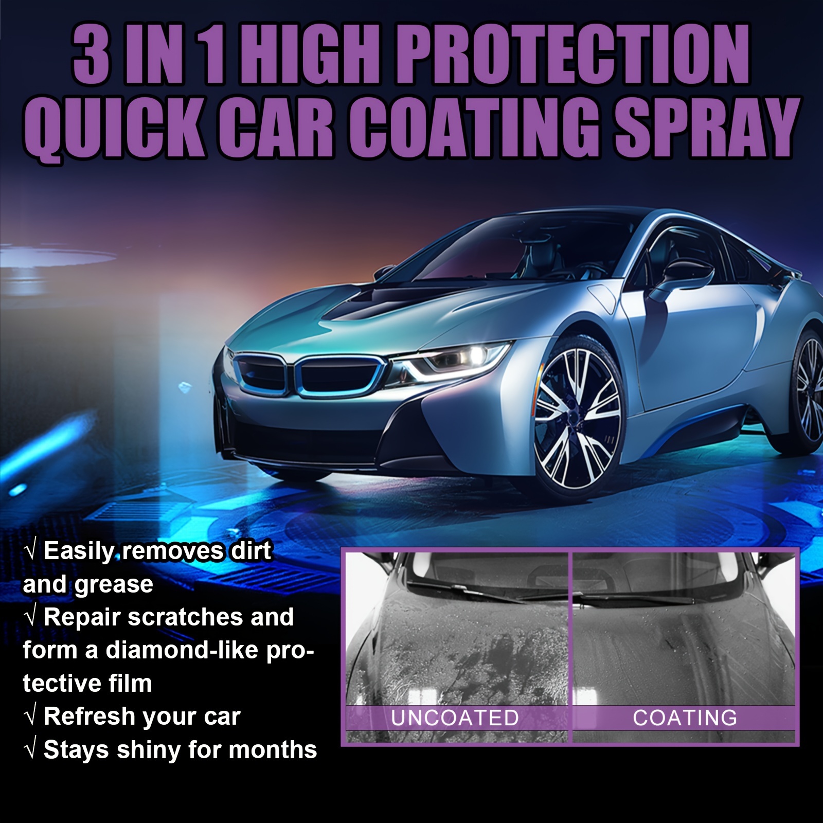1 High Protection Quick Car Paint Spray Automatic Hand Paint - Temu United  Kingdom