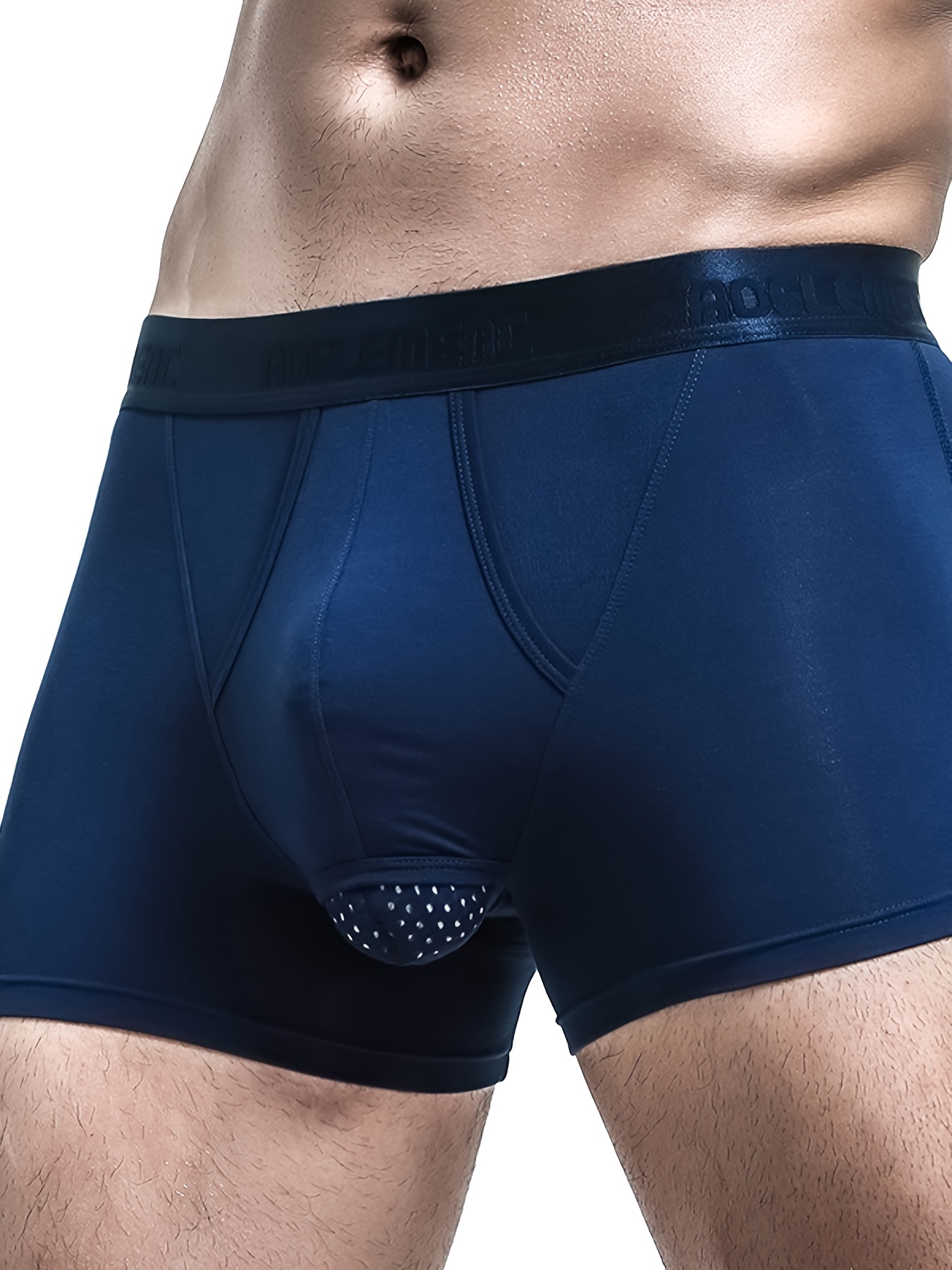 Faringoto Mens Elephant Underwear Boxer Bulge Pouch Male Panties Ice Silk  Shorts Underpants S-XL Black : : Clothing, Shoes & Accessories