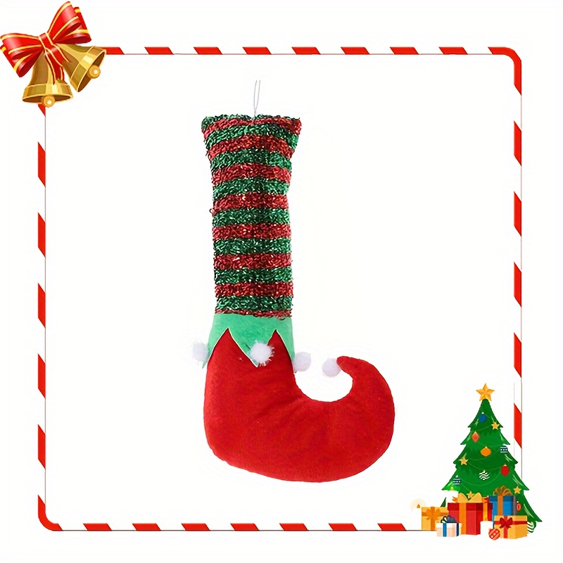 Elf Feet Doll Ornaments Christmas Tree Decorative Pendant