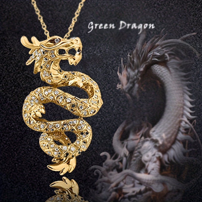 Anneome 20pcs Necklaces Decor Choker Necklace for Men Delicate Dragon  Jewelry Dragon Charms for Jewelry Making Neck Chain Men Dragon Charms  Female
