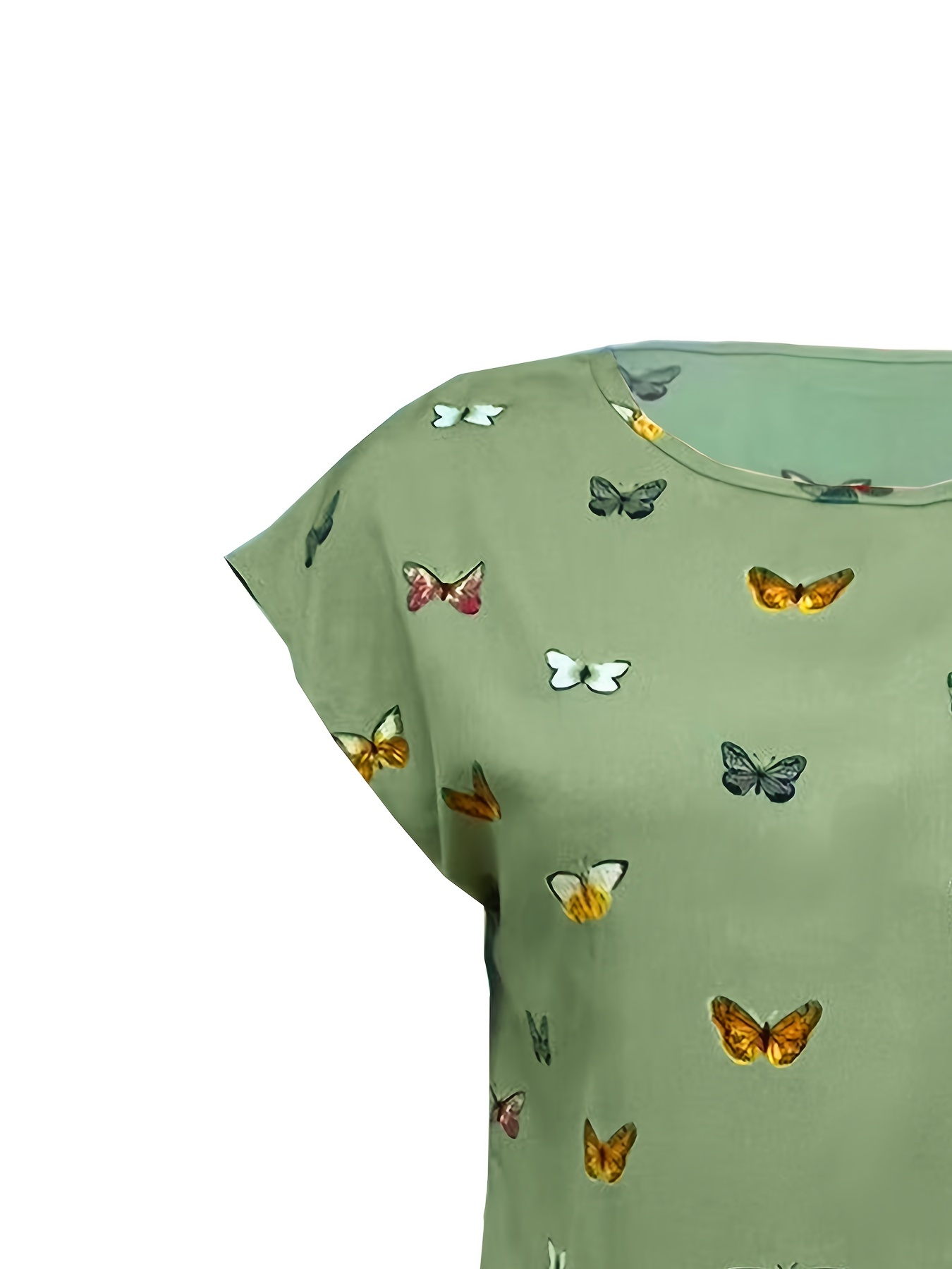 Trendy Shirts Lady Butterfly Mock Neck Dressy Batwing Sleeve Shirts Summer  Pleated Loose Breathable Blouse Lady 01-Beige Small at  Women's  Clothing store