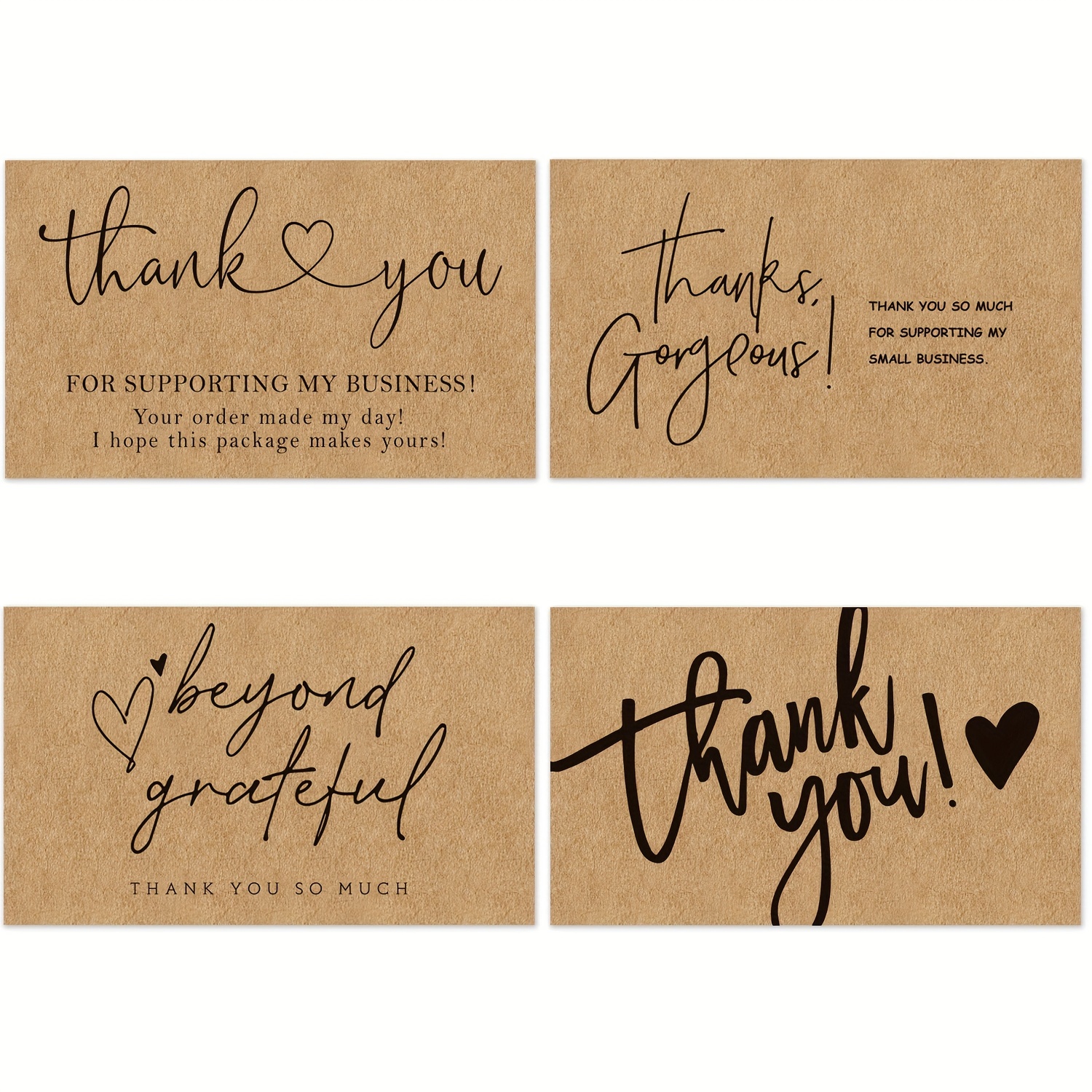 Thank You Cards Greeting Blank Cards Thank You For - Temu