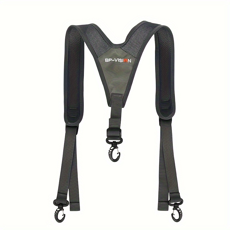 1pc Men's Tool Belt Suspenders, Shoulder Straps Outdoor Hiking Waist Bag Suspenders Accessories,Temu