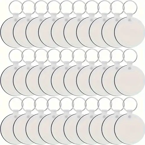 30 Pcs Sublimation Blank Pins DIY Button Badge Kit Sublimation Silver Blank  Aluminum Sheet with Butterfly Pin Backs for DIY Craft Jewelry Lapel Making