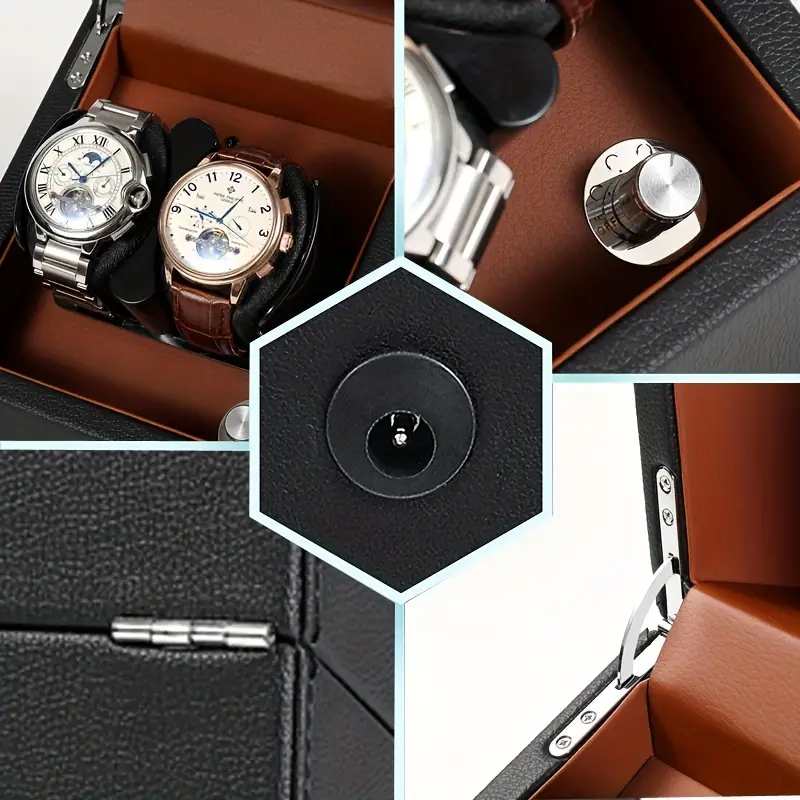 Boîte de remontoir de montre intelligente de mode pour 9 montres